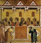 GIOTTO di Bondone Pentecost oil